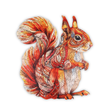 Puzzle "Putziges Eichhörnchen"