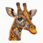 Sierlijke Giraffe Puzzel