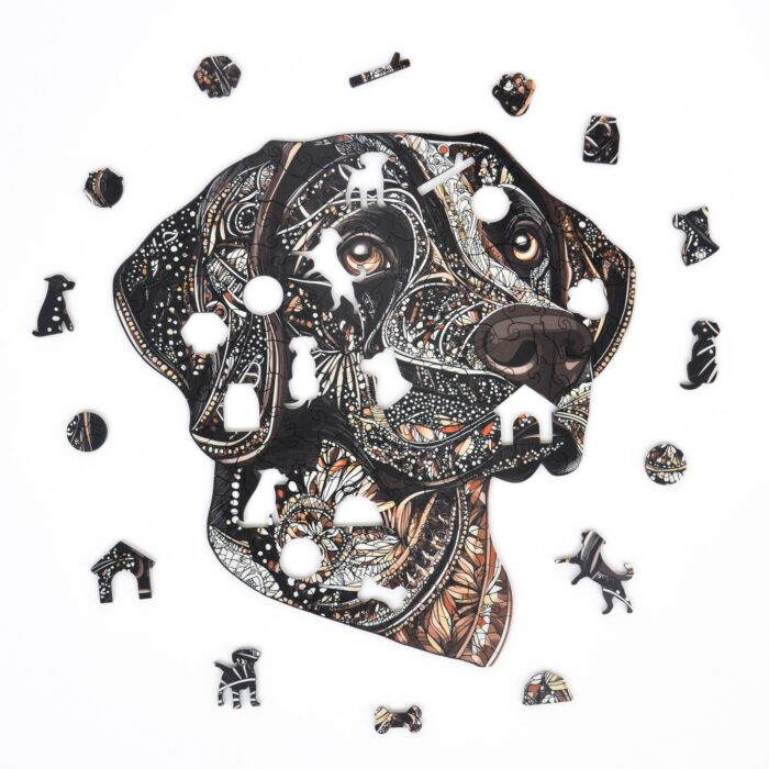 Chocolate Labrador Puzzle