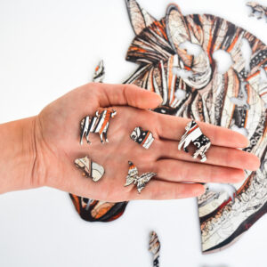 Gestreepte Zebra Puzzel - Afbeelding 9