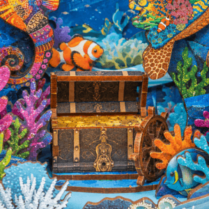 Tesouro do Oceano Book Nook - Imagem 7