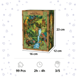 Jungle Falls Book Nook - Imagem 9