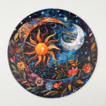 Flower Night Mandala Puzzle Defect