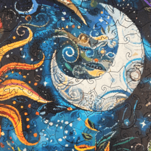 Flower Night Mandala puzzle (defect edition)