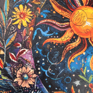 Flower Night Mandala puzzle (defect edition)