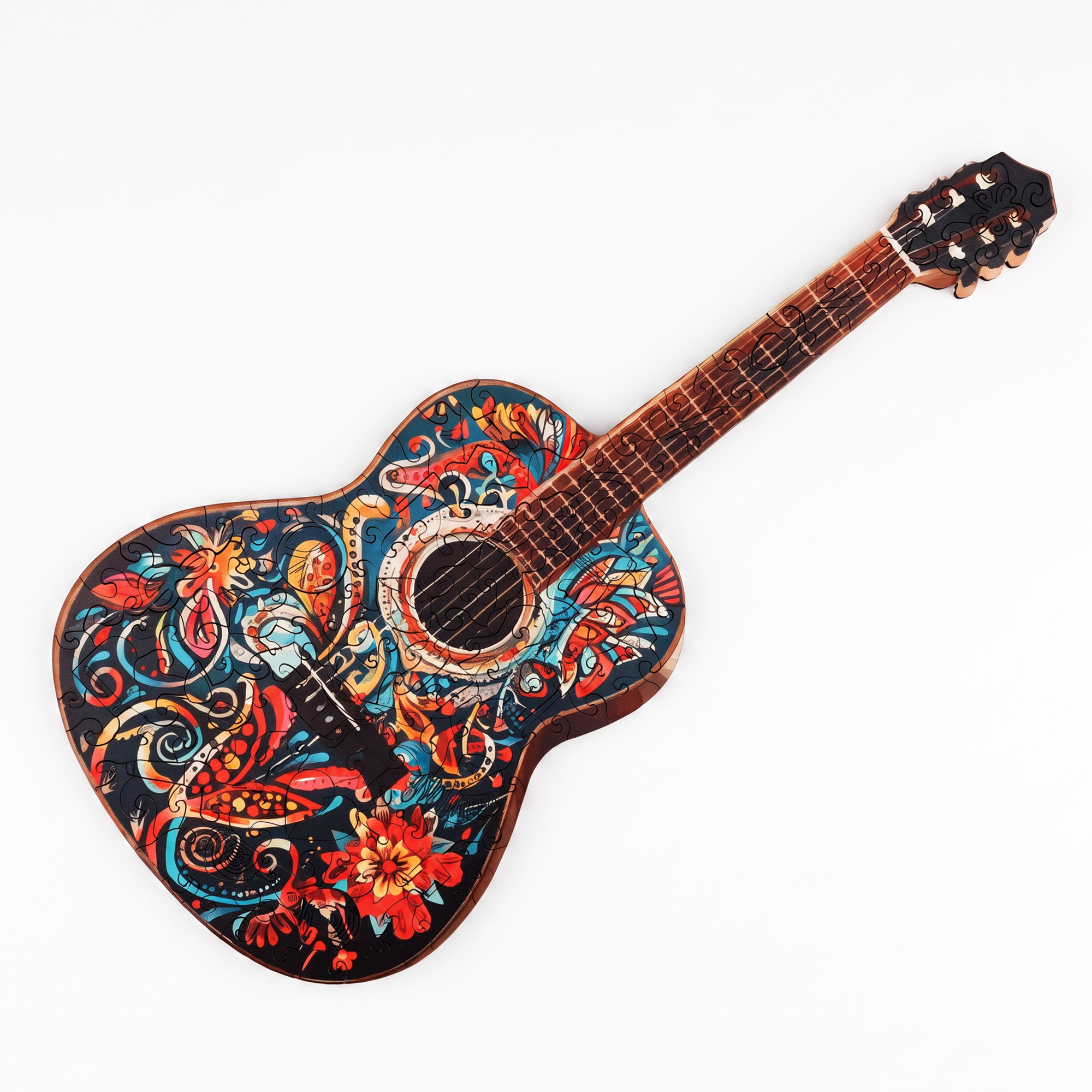 GroovyGuitar_1 Groovy Guitar Puzzle - Billede 1