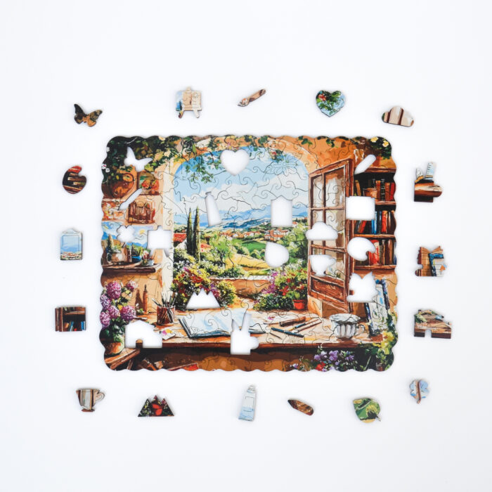 Tuscan View Puzzle - Afbeelding 4