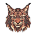 Puzzle "Abenteuerlustiger Luchs"