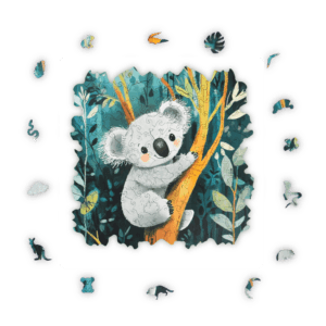 Puzzle Koala Escaladora - Imagem 2
