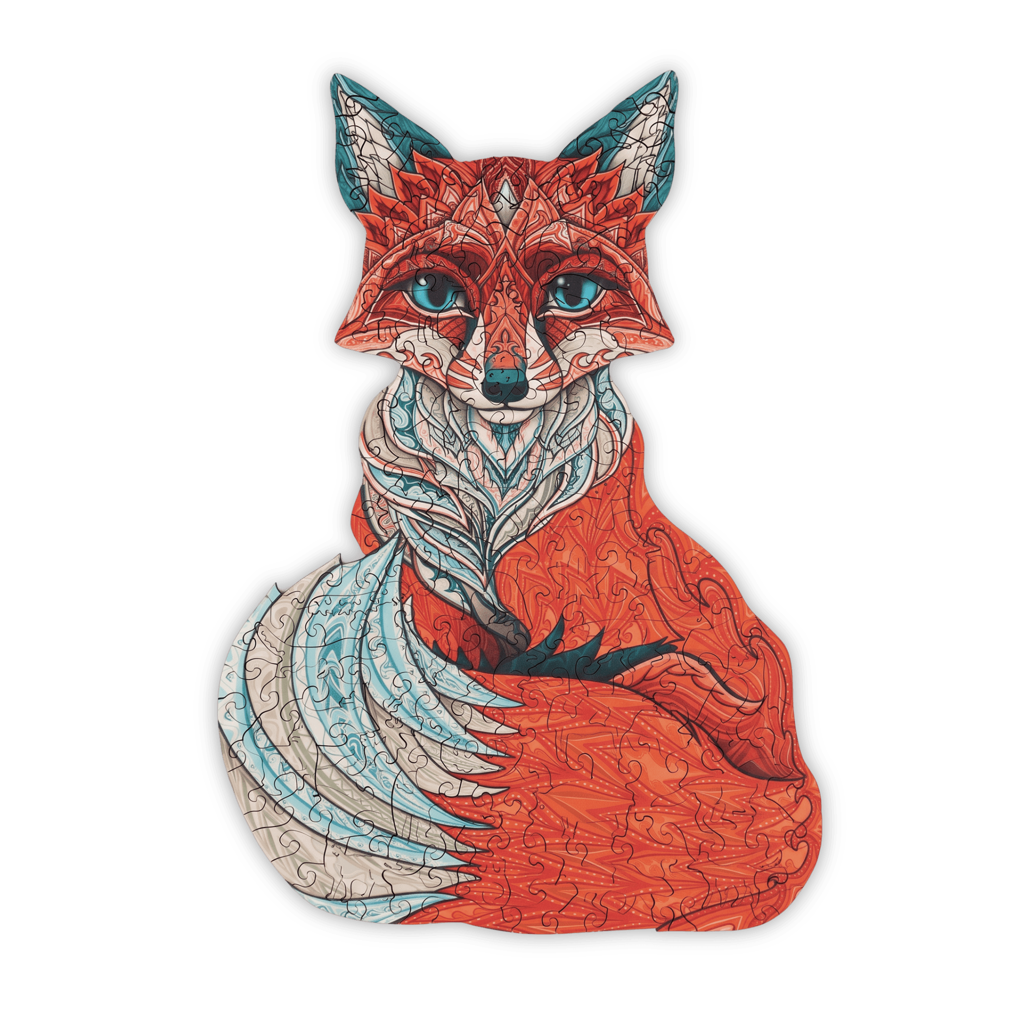 CunningFox_transparent1 Rompecabezas Zorro Astuto - Imagen 1