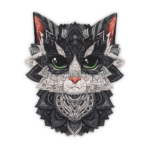 Nysgerrig Kat Puslespil