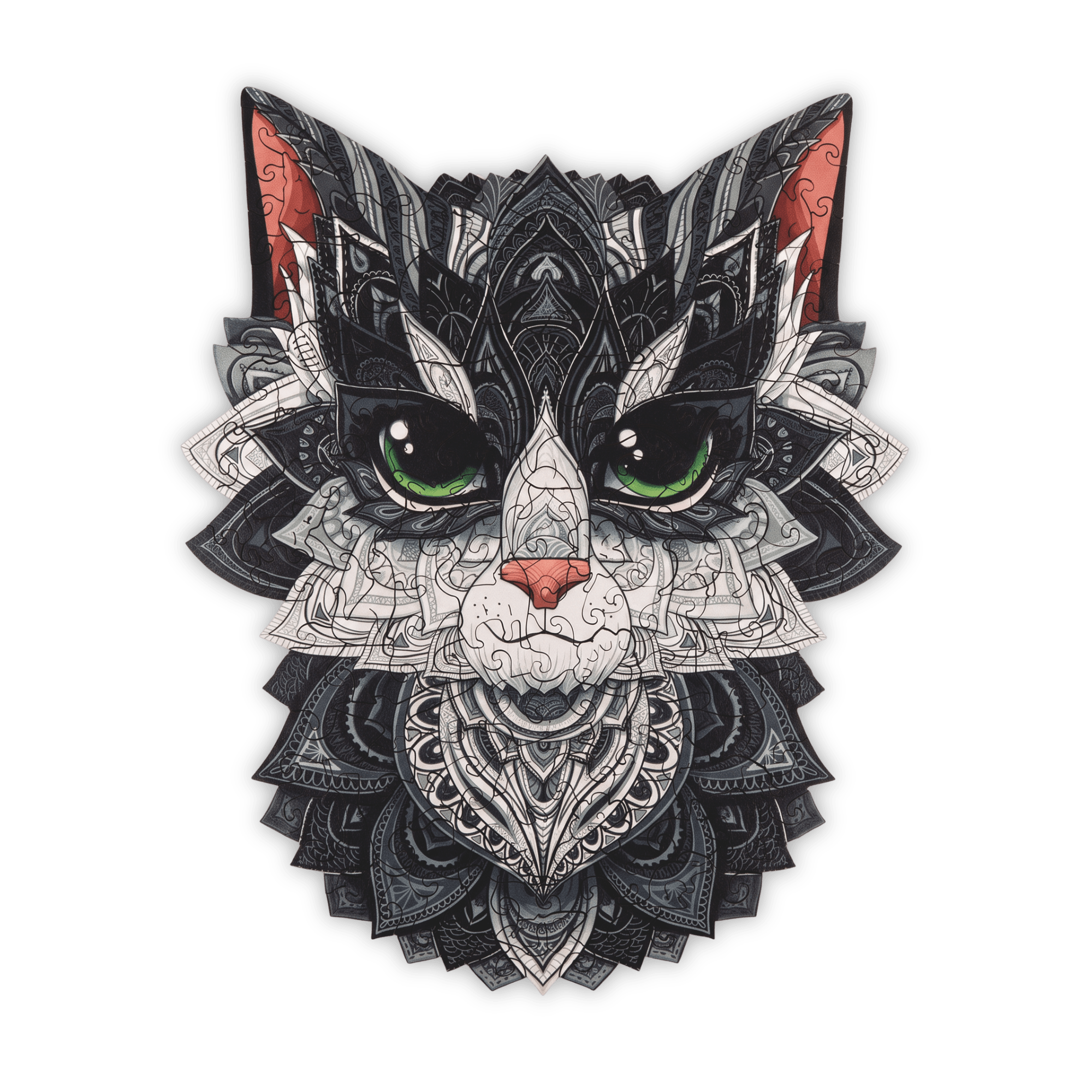CuriousCat_transparent1 Rompecabezas Gato Curioso - Imagen 1