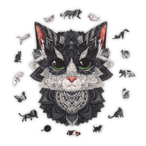 Puzzle Ciekawski Kot - obrazek 2