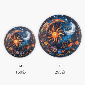 Puzzle "Nachtblüten-Mandala" – Bild 3