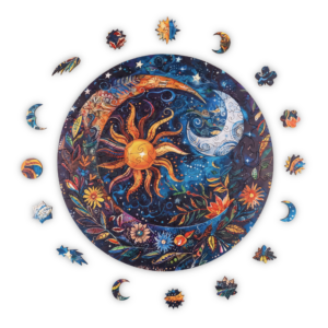 Puzzle "Nachtblüten-Mandala" – Bild 2