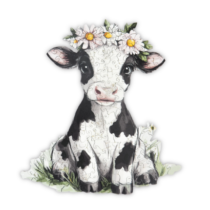 Knuffelige Koe Puzzel
