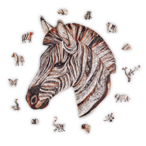 Gestreepte Zebra Puzzel - Afbeelding 2