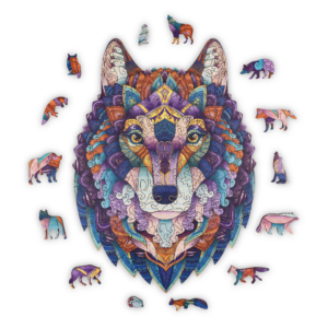 Wilde Wolf Puzzel - Afbeelding 2